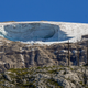 A view of the glacier on Marmolada.